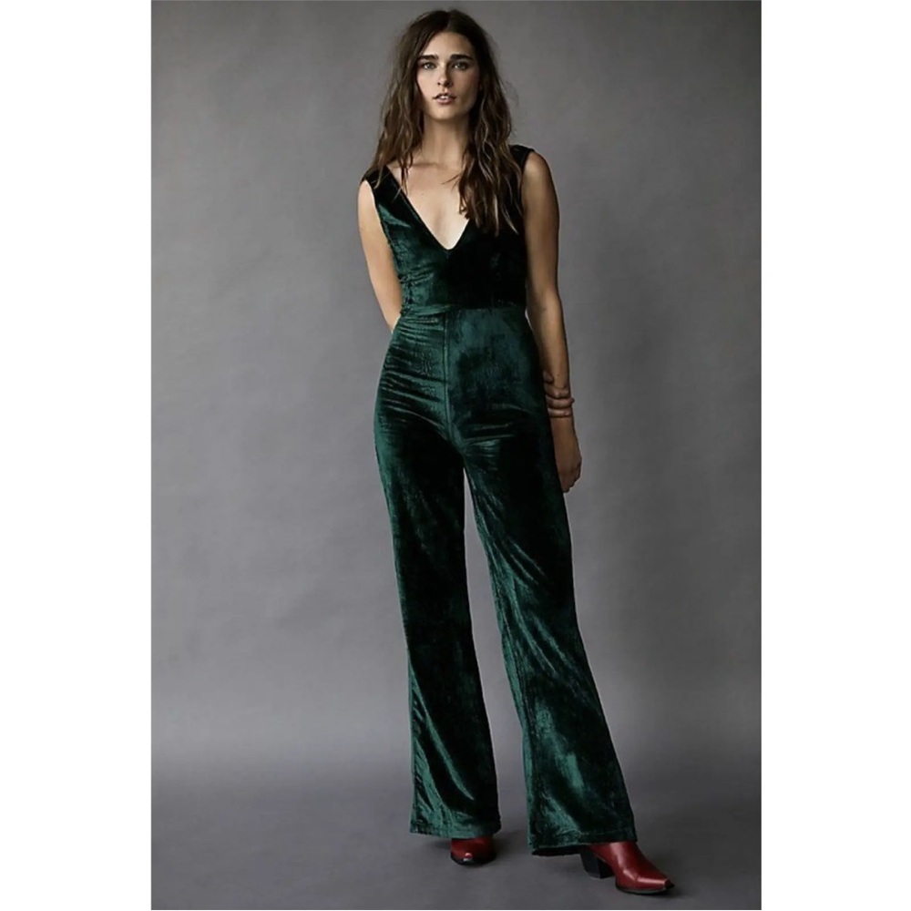 FREE PEOPLE X Brenda Knight Jewel Jumpsuit RARE